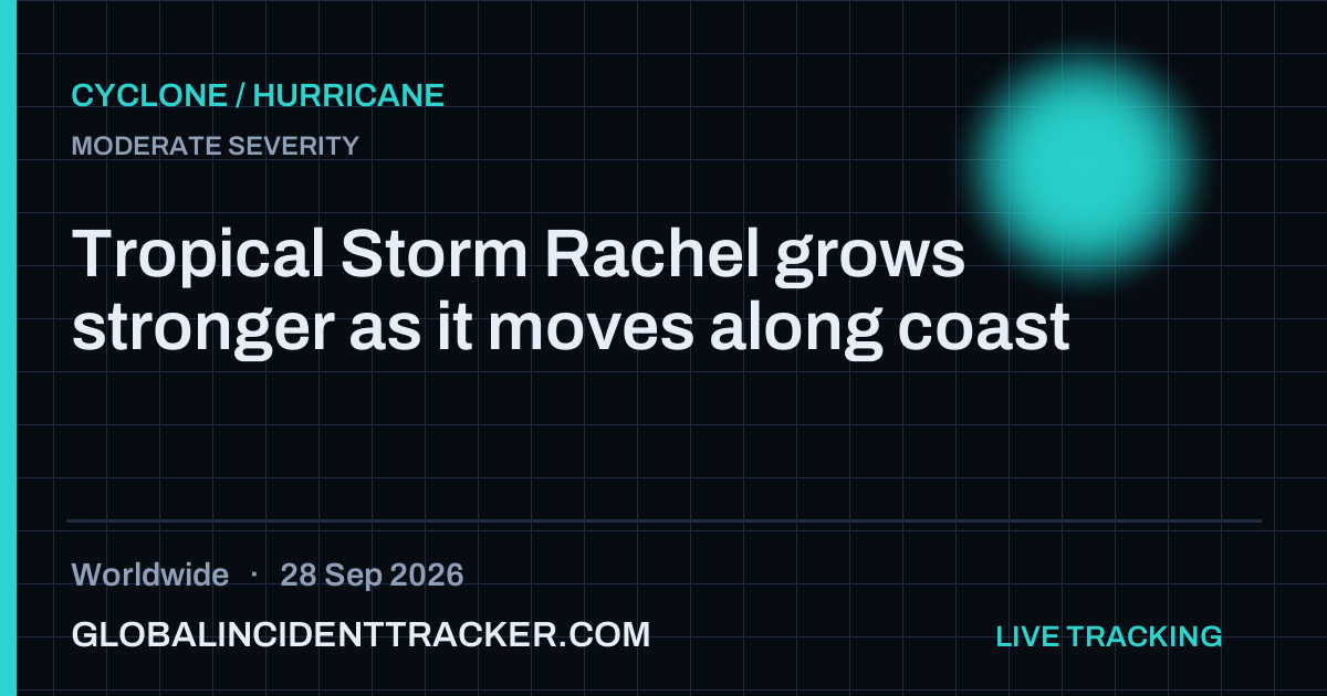 Cyclone / Hurricane incident in worldwide on 28 September 2026 — Global Incident Tracker report card