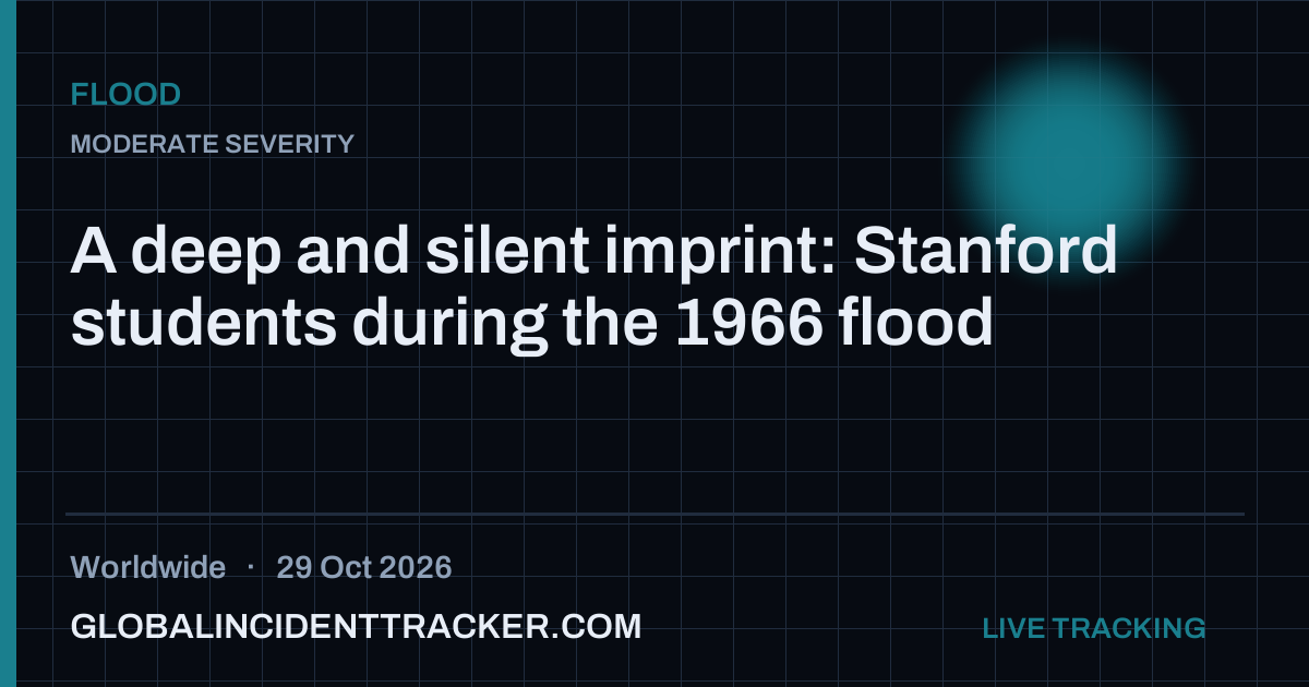 Flood incident in worldwide on 29 October 2026 — Global Incident Tracker report card