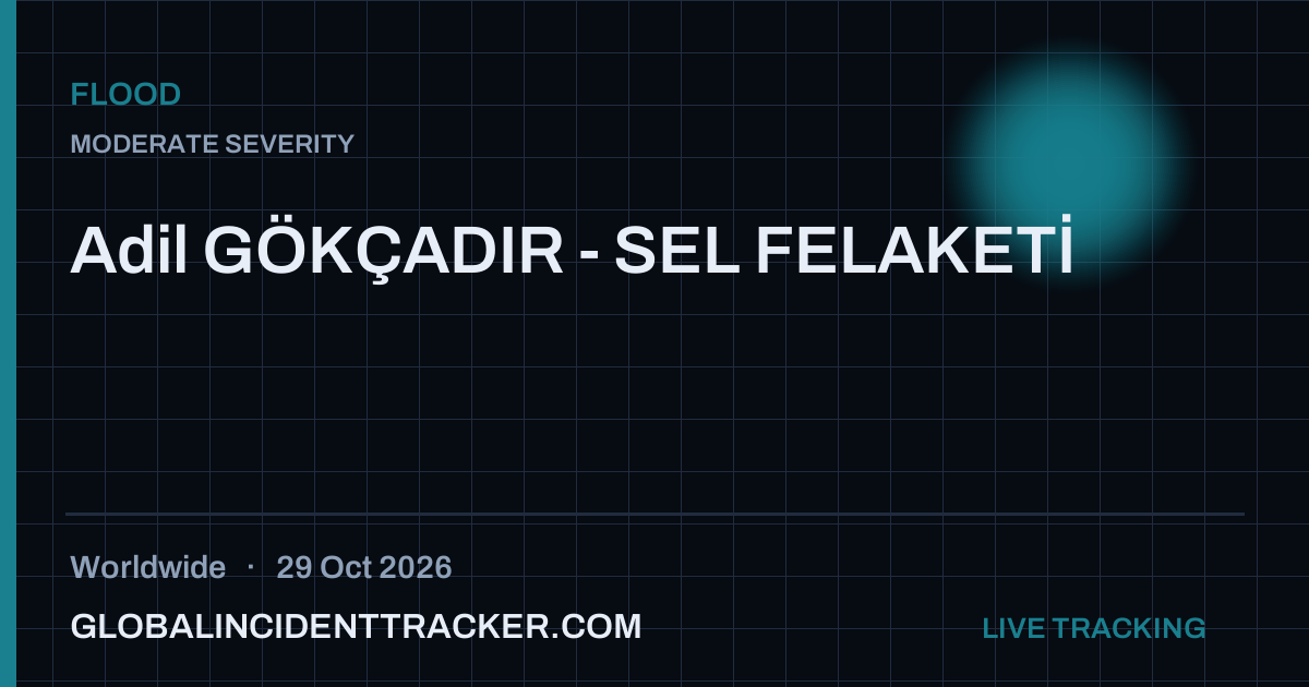 Flood incident in worldwide on 29 October 2026 — Global Incident Tracker report card