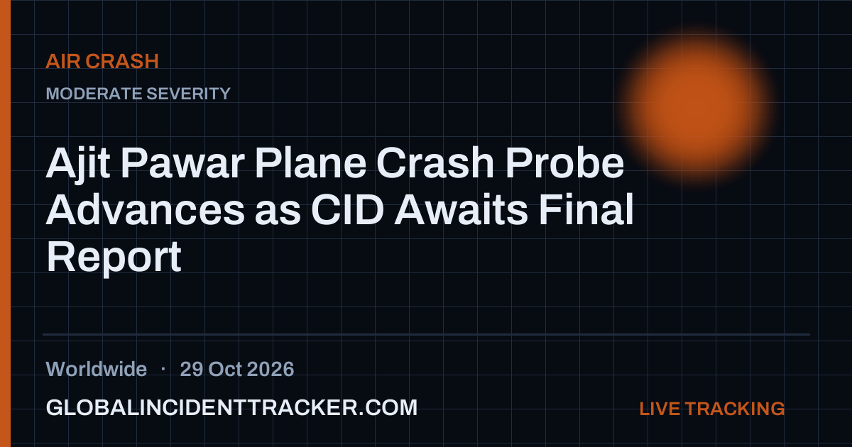 Ajit Pawar Plane Crash Probe Advances as CID Awaits Final Report — 29 ...