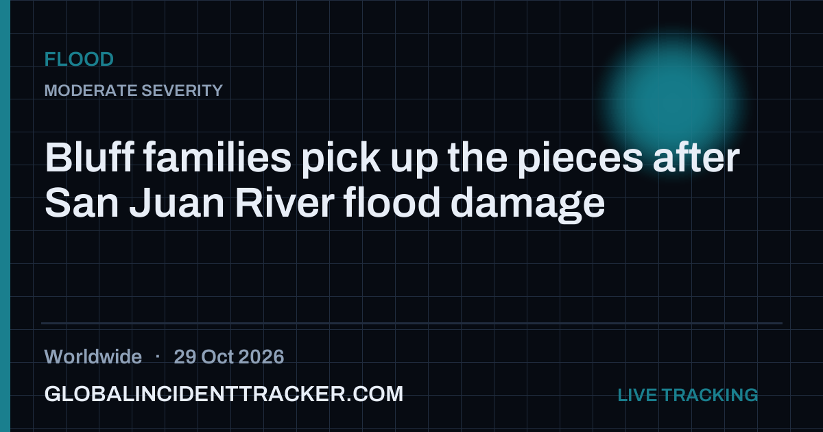 Flood incident in worldwide on 29 October 2026 — Global Incident Tracker report card