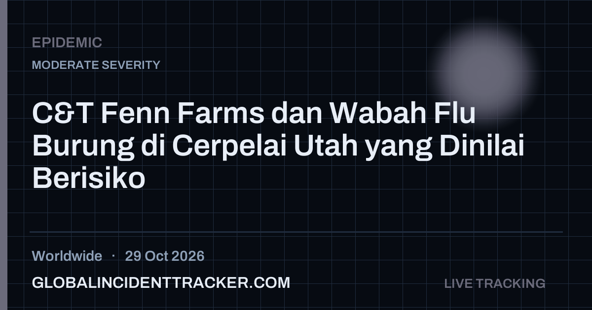 Epidemic incident in worldwide on 29 October 2026 — Global Incident Tracker report card