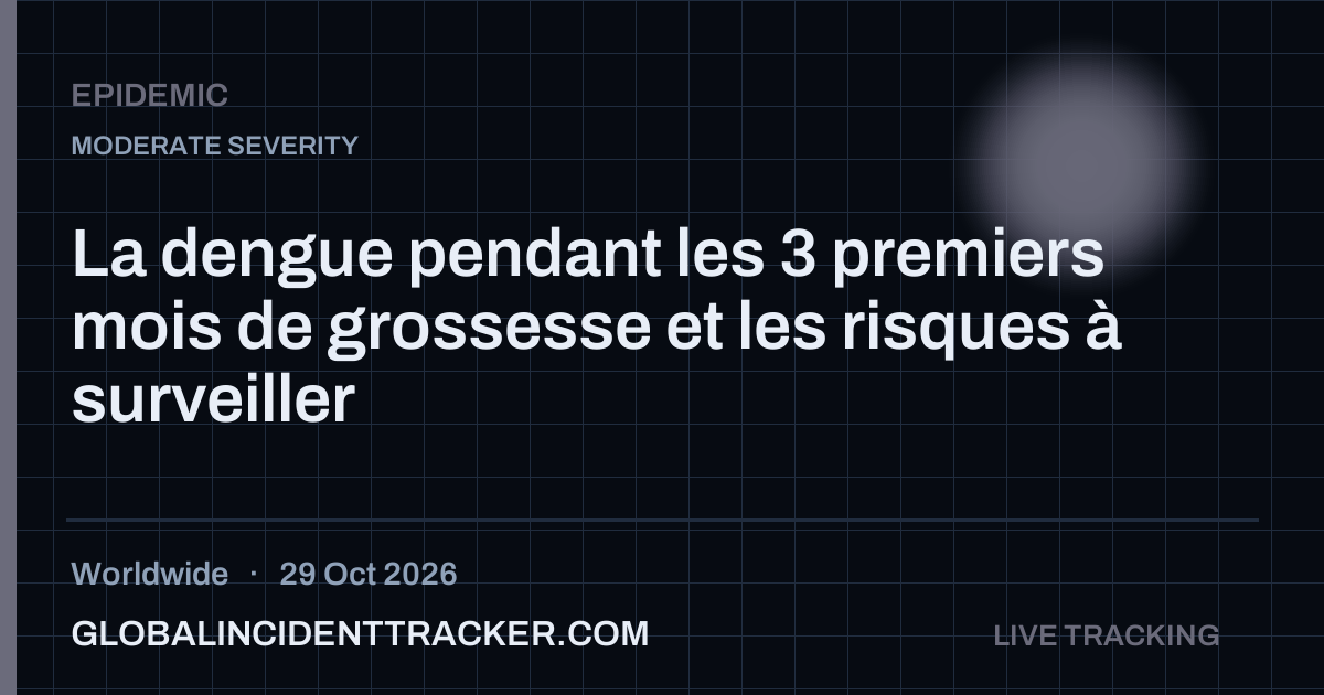 Epidemic incident in worldwide on 29 October 2026 — Global Incident Tracker report card