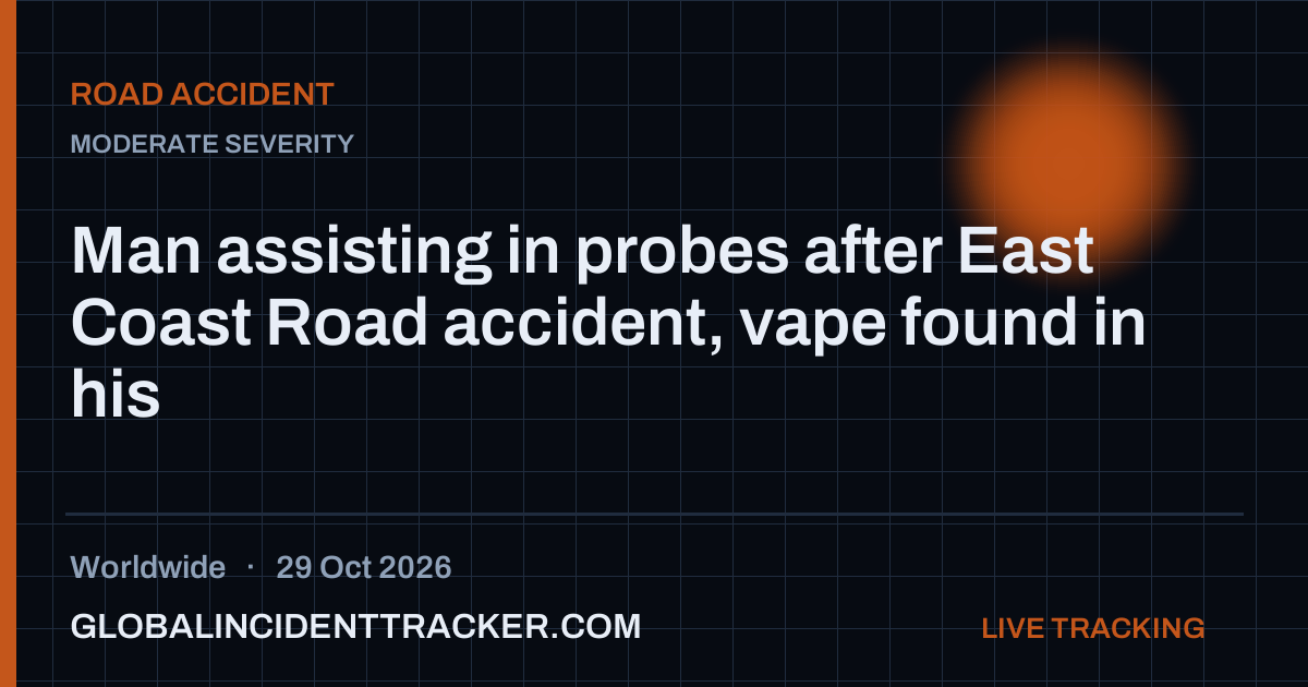 Road Accident incident in worldwide on 29 October 2026 — Global Incident Tracker report card