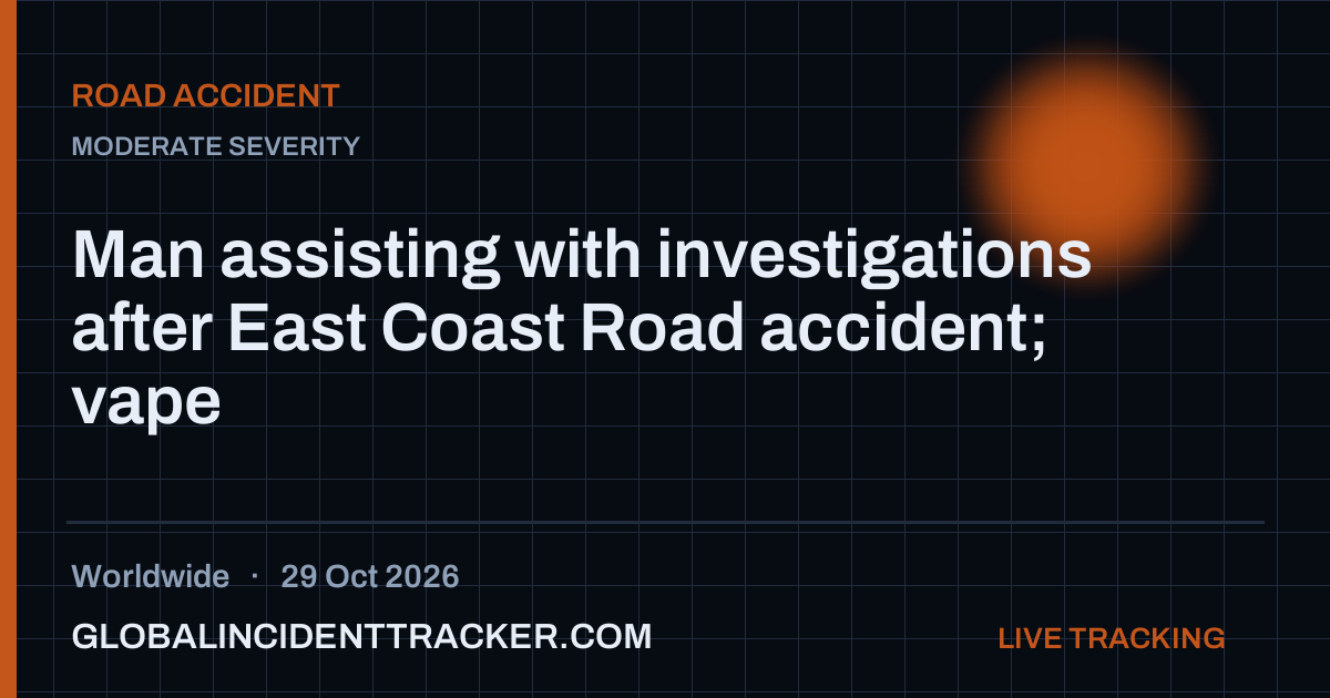 Road Accident incident in worldwide on 29 October 2026 — Global Incident Tracker report card