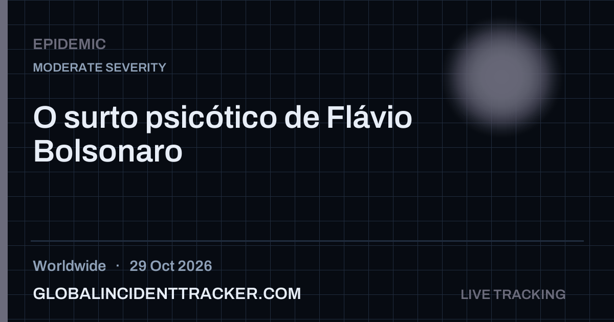 Epidemic incident in worldwide on 29 October 2026 — Global Incident Tracker report card