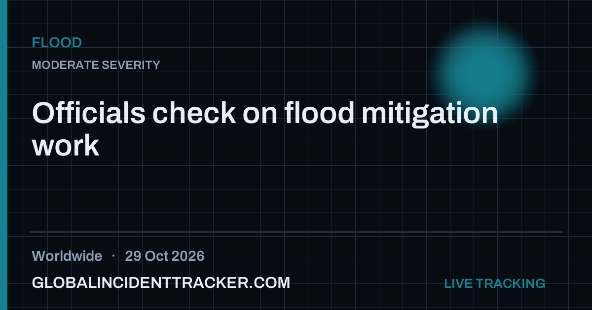 Flood incident in worldwide on 29 October 2026 — Global Incident Tracker report card