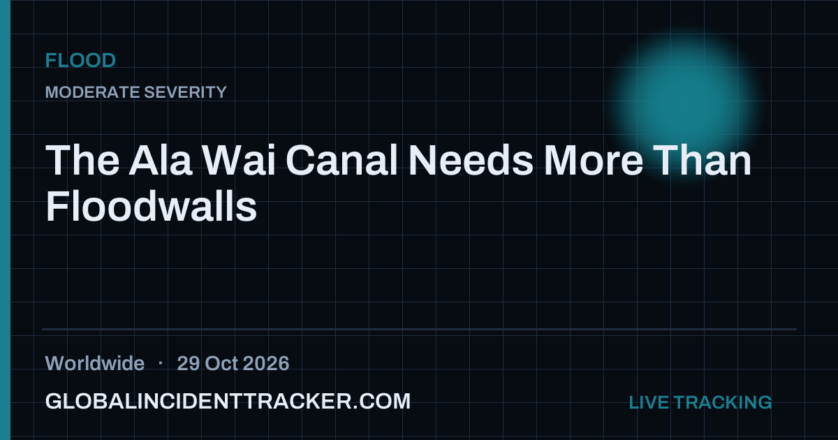 Flood incident in worldwide on 29 October 2026 — Global Incident Tracker report card