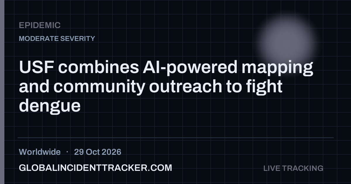 Epidemic incident in worldwide on 29 October 2026 — Global Incident Tracker report card