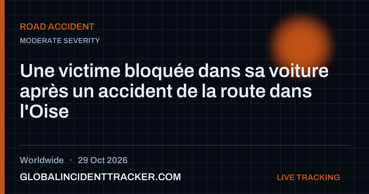 Road Accident incident in worldwide on 29 October 2026 — Global Incident Tracker report card
