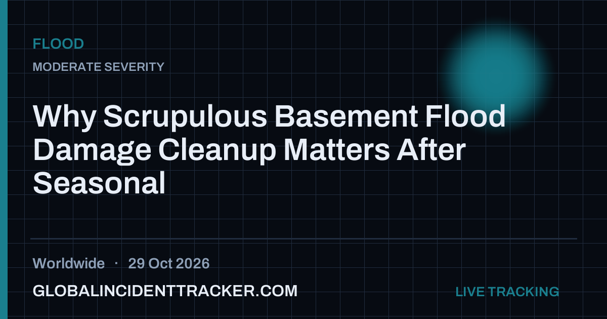 Flood incident in worldwide on 29 October 2026 — Global Incident Tracker report card