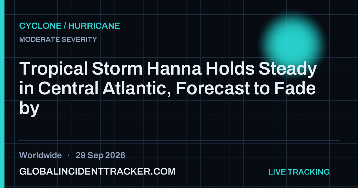 Cyclone / Hurricane incident in worldwide on 29 September 2026 — Global Incident Tracker report card