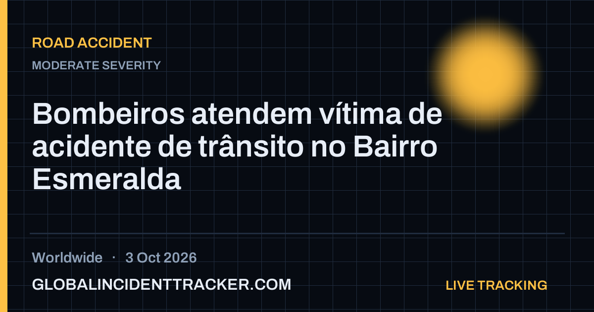 Road Accident incident in worldwide on 3 October 2026 — Global Incident Tracker report card
