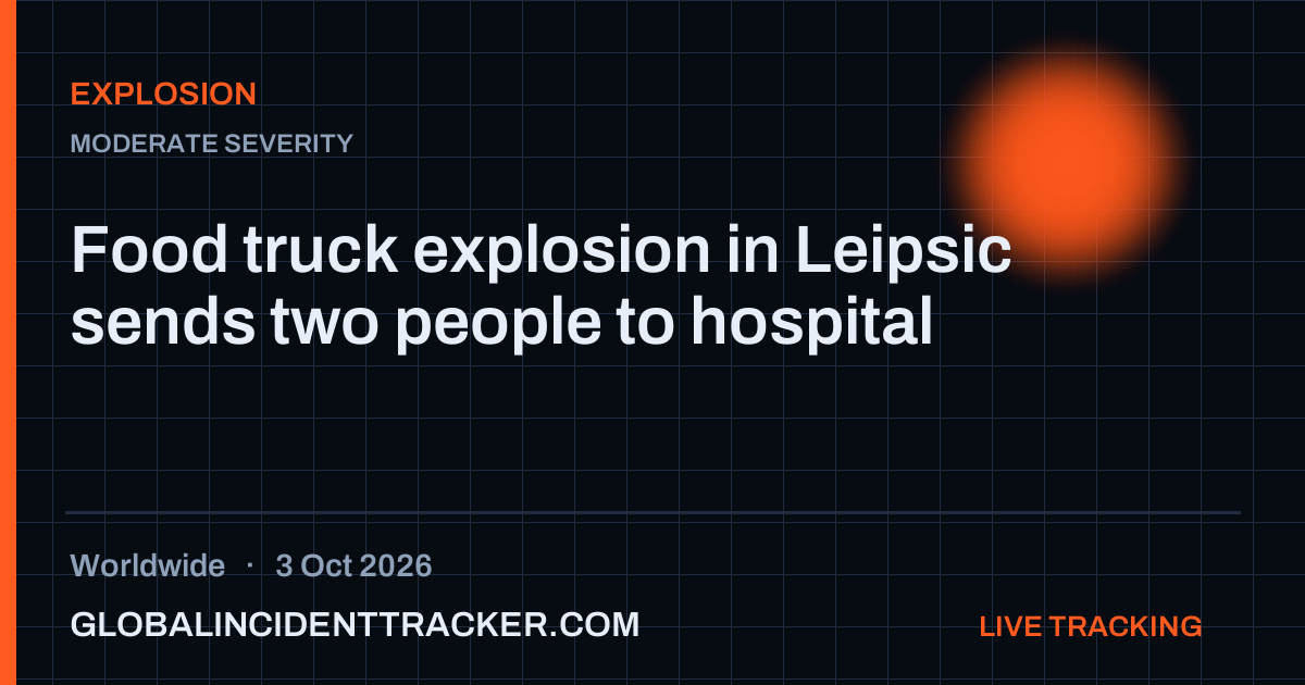Food truck explosion in Leipsic sends two people to hospital — 3 ...