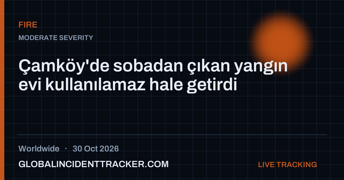 Fire incident in worldwide on 30 October 2026 — Global Incident Tracker report card