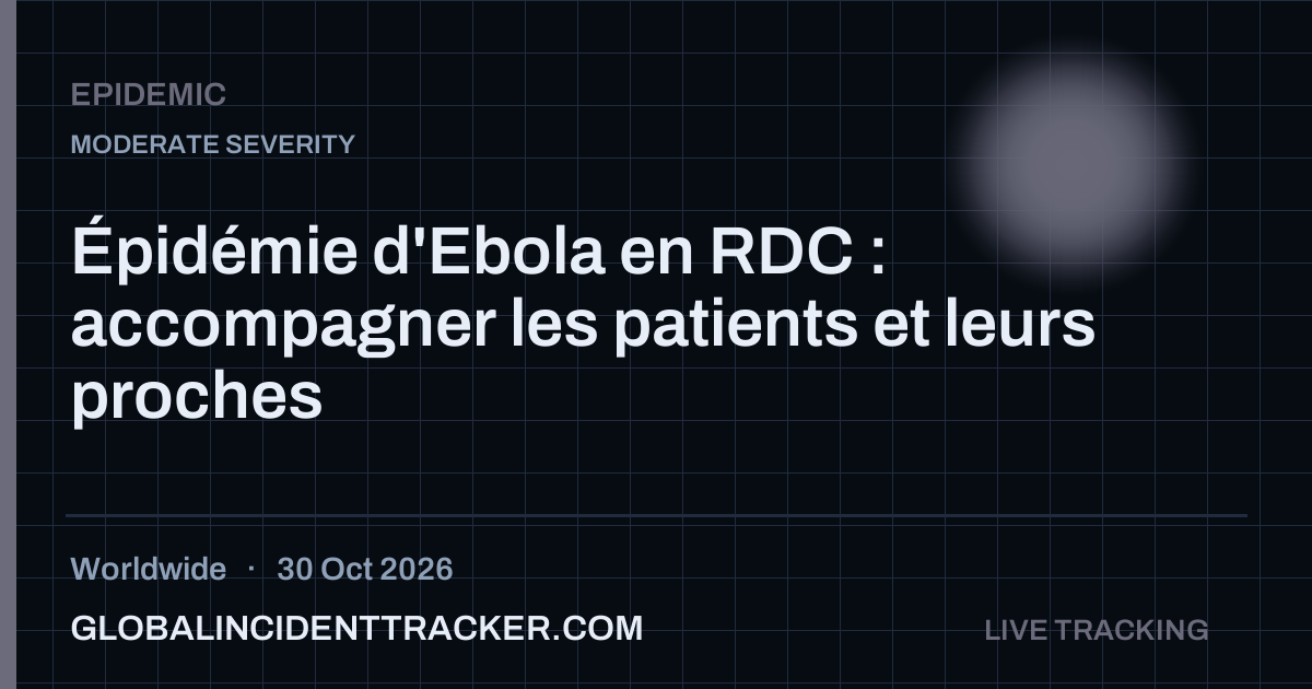 Epidemic incident in worldwide on 30 October 2026 — Global Incident Tracker report card