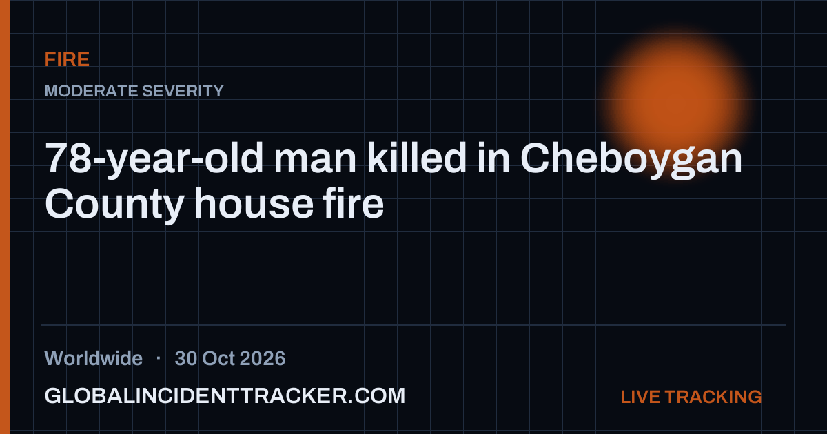 Fire incident in worldwide on 30 October 2026 — Global Incident Tracker report card