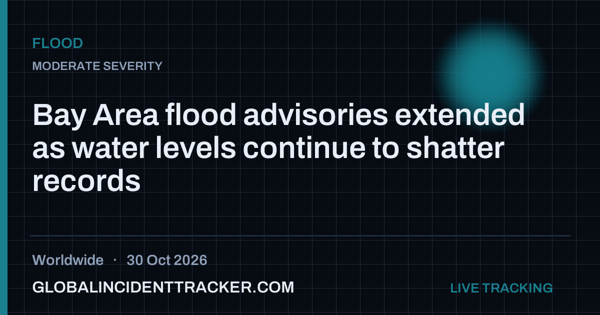 Flood incident in worldwide on 30 October 2026 — Global Incident Tracker report card
