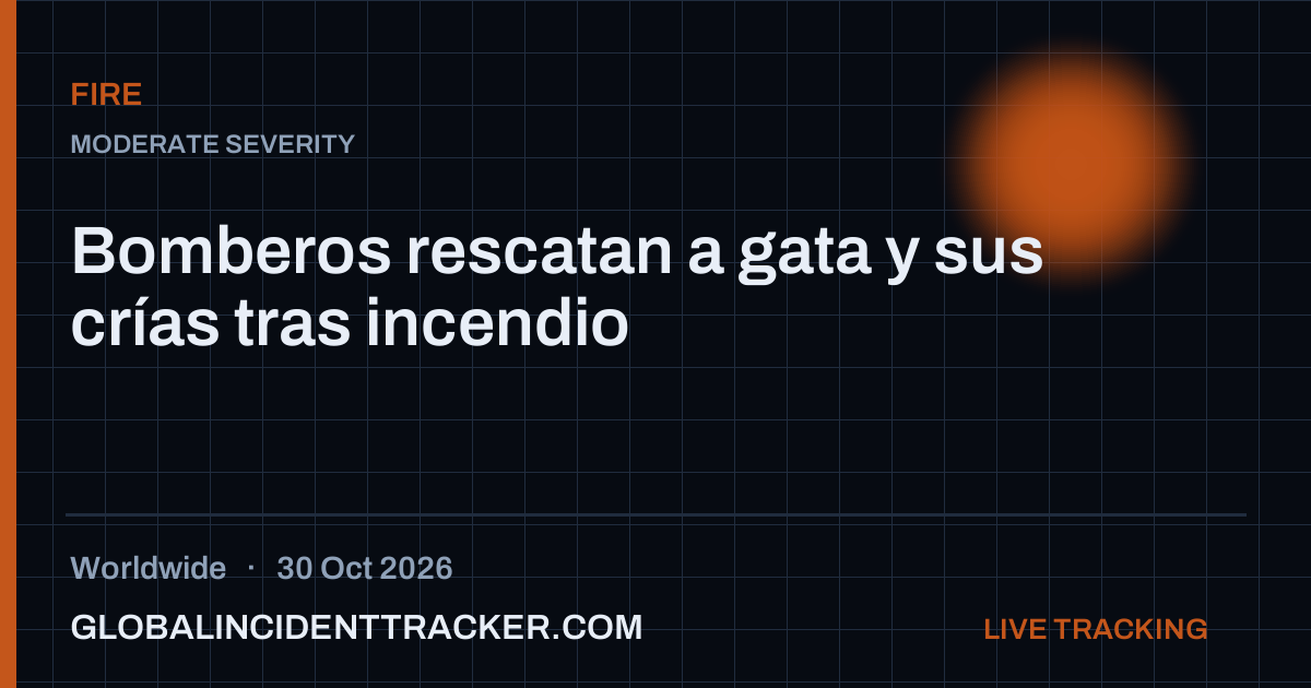 Fire incident in worldwide on 30 October 2026 — Global Incident Tracker report card