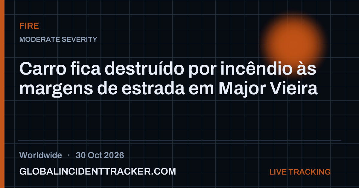 Fire incident in worldwide on 30 October 2026 — Global Incident Tracker report card