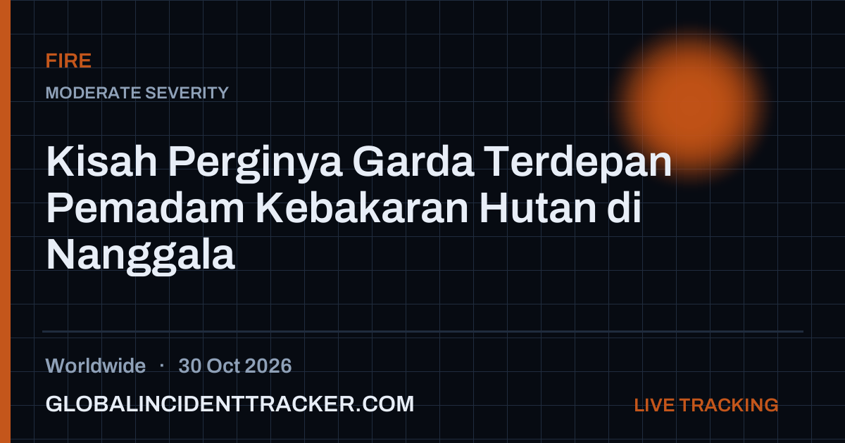 Fire incident in worldwide on 30 October 2026 — Global Incident Tracker report card