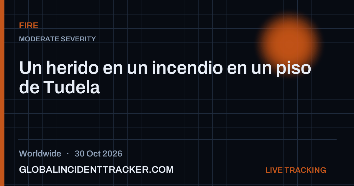 Fire incident in worldwide on 30 October 2026 — Global Incident Tracker report card