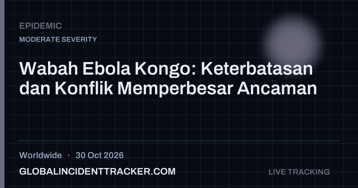Epidemic incident in worldwide on 30 October 2026 — Global Incident Tracker report card