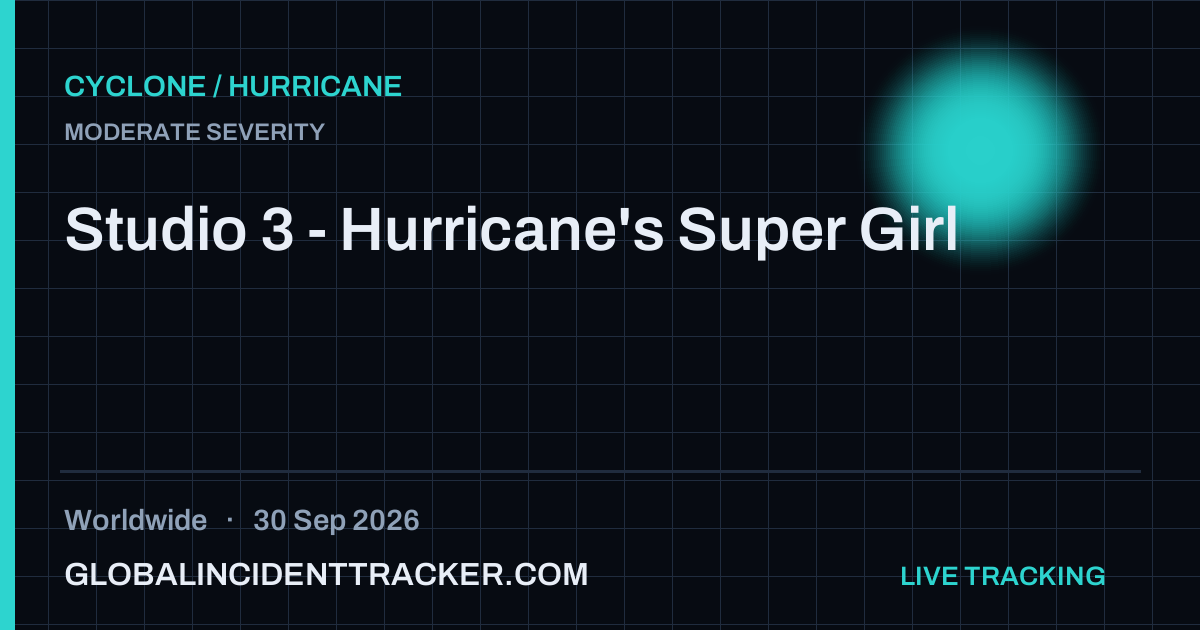 Cyclone / Hurricane incident in worldwide on 30 September 2026 — Global Incident Tracker report card