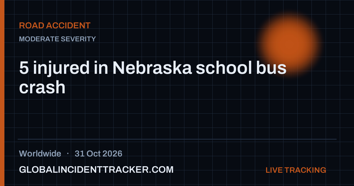 Road Accident incident in worldwide on 31 October 2026 — Global Incident Tracker report card