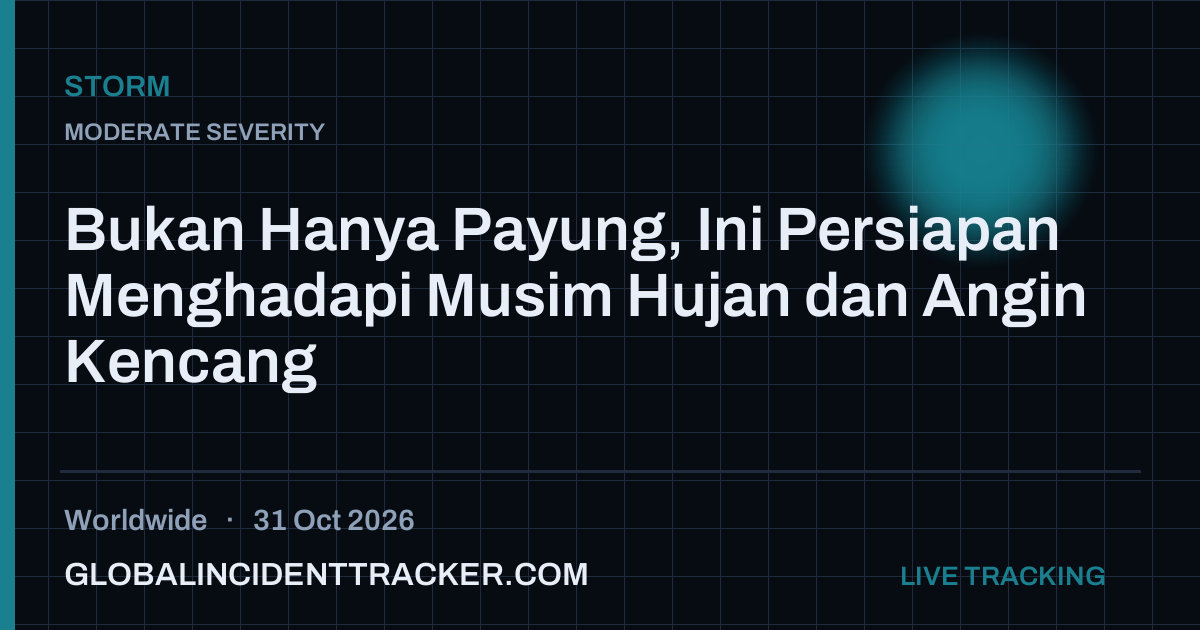 Storm incident in worldwide on 31 October 2026 — Global Incident Tracker report card