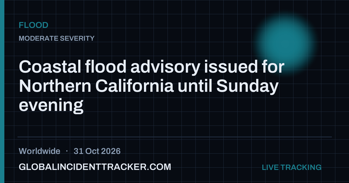 Flood incident in worldwide on 31 October 2026 — Global Incident Tracker report card