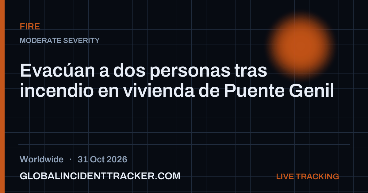 Fire incident in worldwide on 31 October 2026 — Global Incident Tracker report card