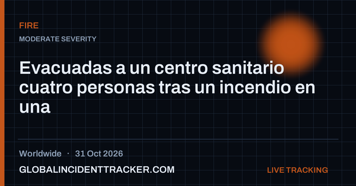 Fire incident in worldwide on 31 October 2026 — Global Incident Tracker report card