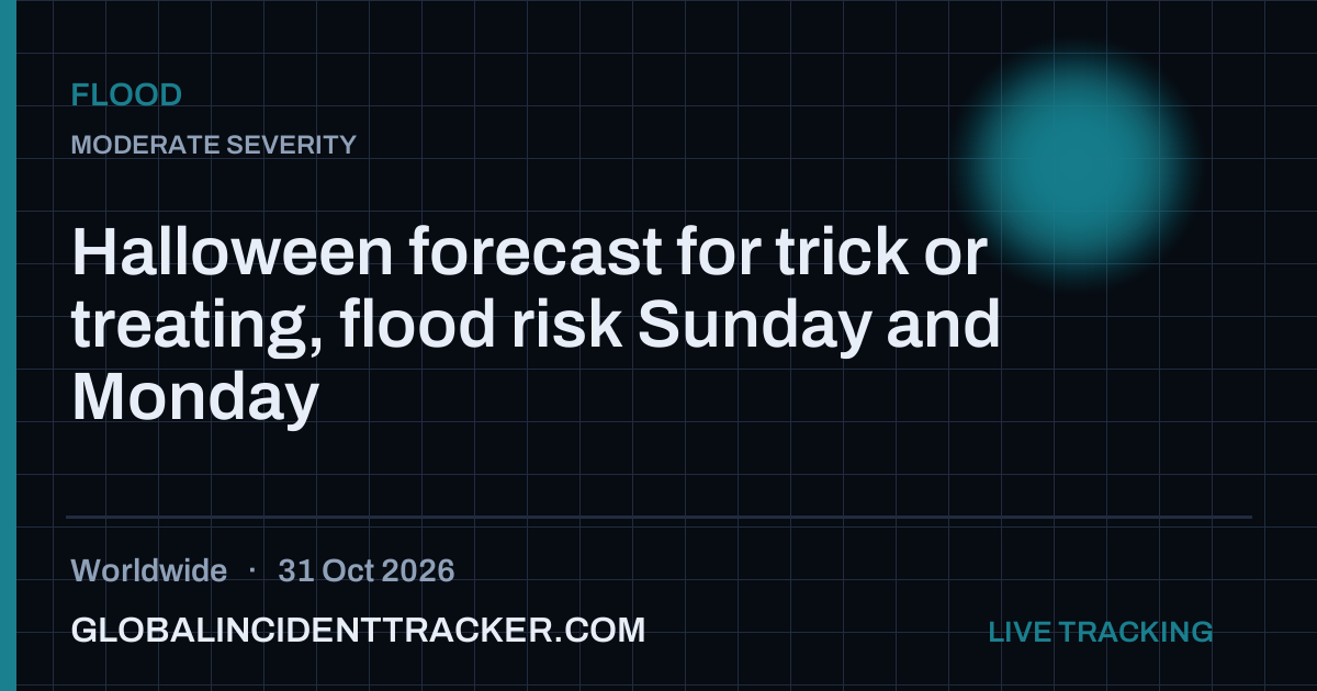 Flood incident in worldwide on 31 October 2026 — Global Incident Tracker report card