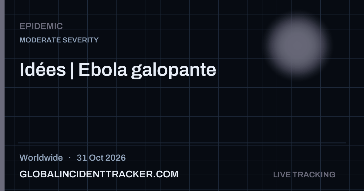 Epidemic incident in worldwide on 31 October 2026 — Global Incident Tracker report card