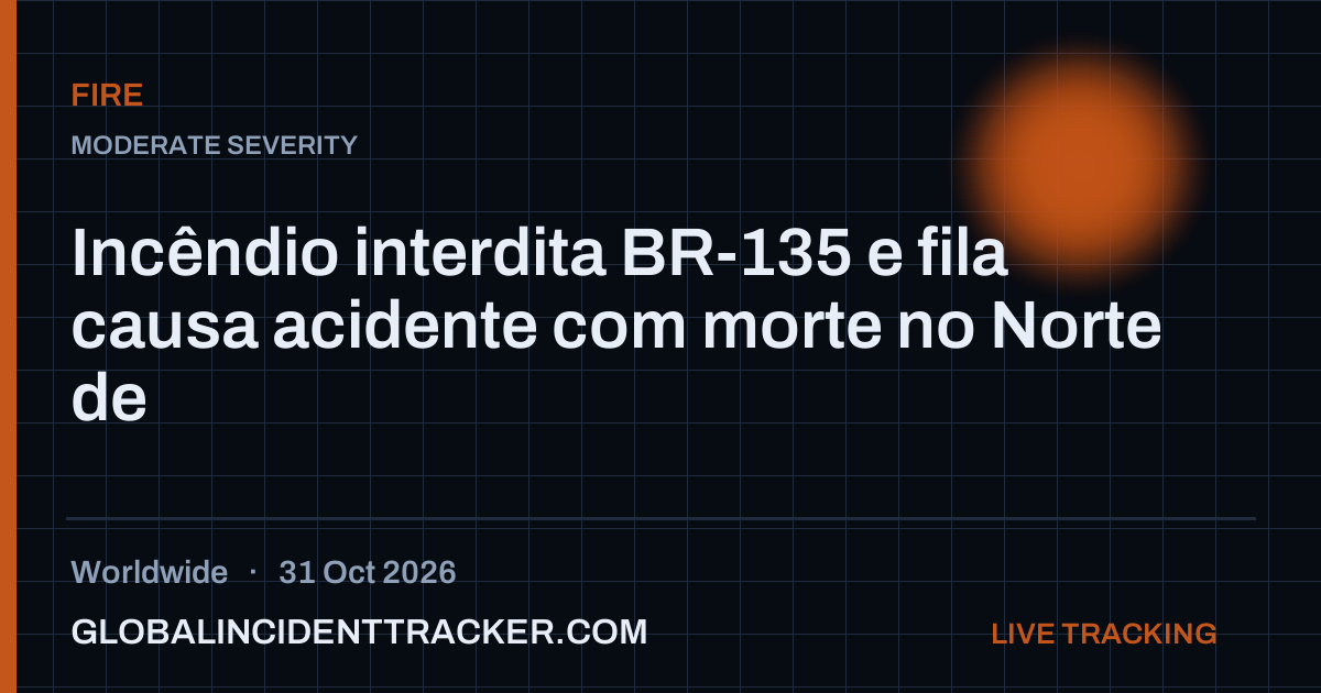 Fire incident in worldwide on 31 October 2026 — Global Incident Tracker report card