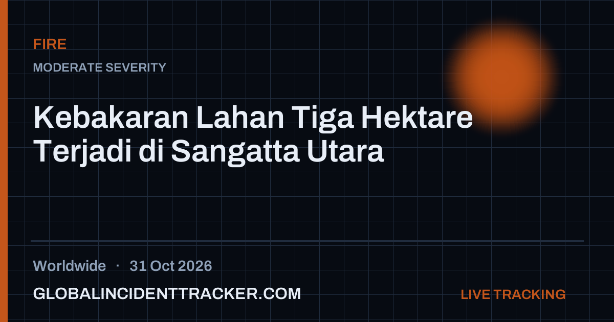 Fire incident in worldwide on 31 October 2026 — Global Incident Tracker report card