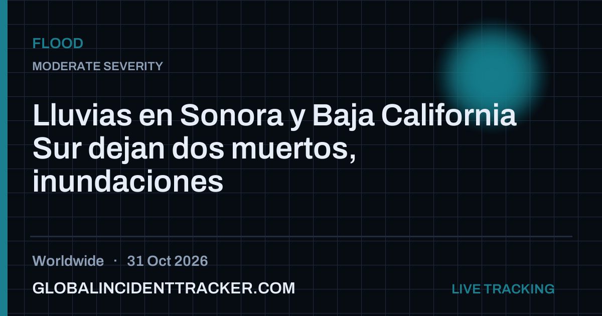 Flood incident in worldwide on 31 October 2026 — Global Incident Tracker report card