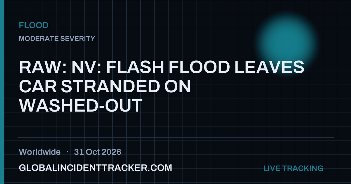 Flood incident in worldwide on 31 October 2026 — Global Incident Tracker report card