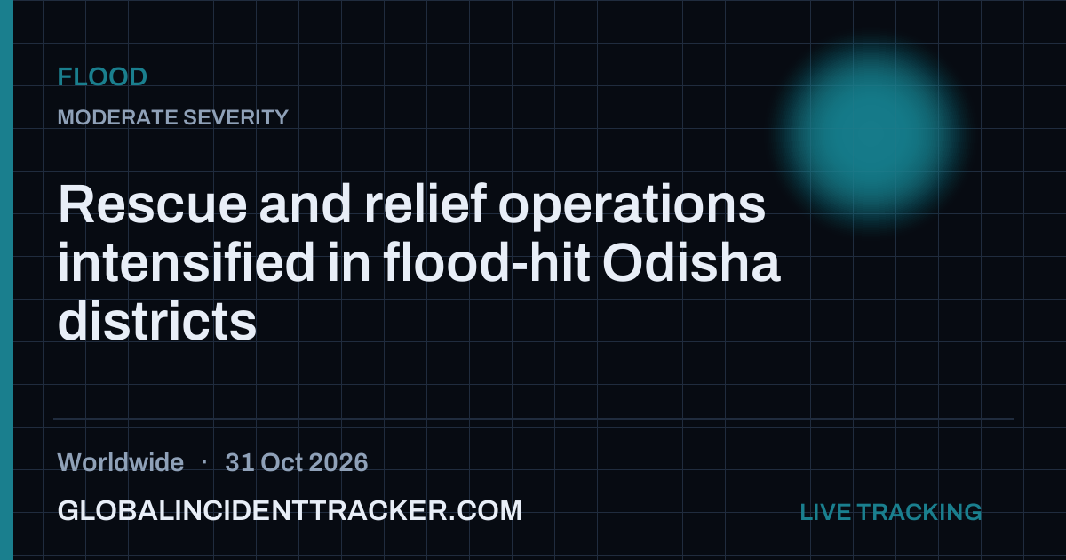Flood incident in worldwide on 31 October 2026 — Global Incident Tracker report card