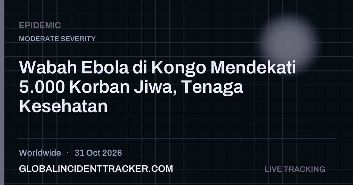 Epidemic incident in worldwide on 31 October 2026 — Global Incident Tracker report card