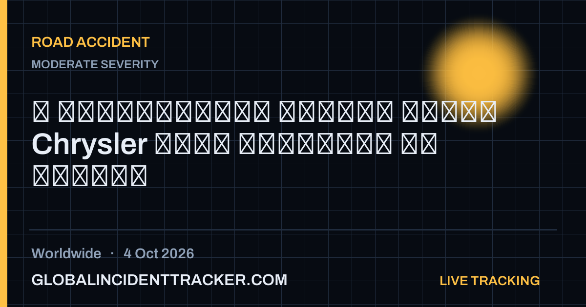 Road Accident incident in worldwide on 4 October 2026 — Global Incident Tracker report card