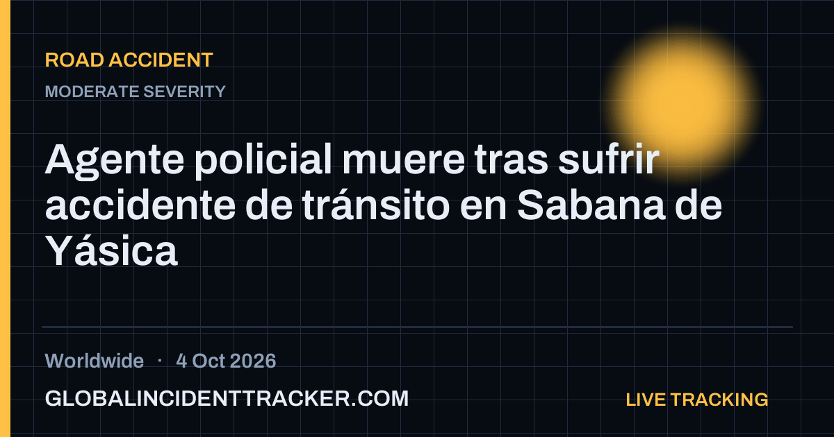 Road Accident incident in worldwide on 4 October 2026 — Global Incident Tracker report card