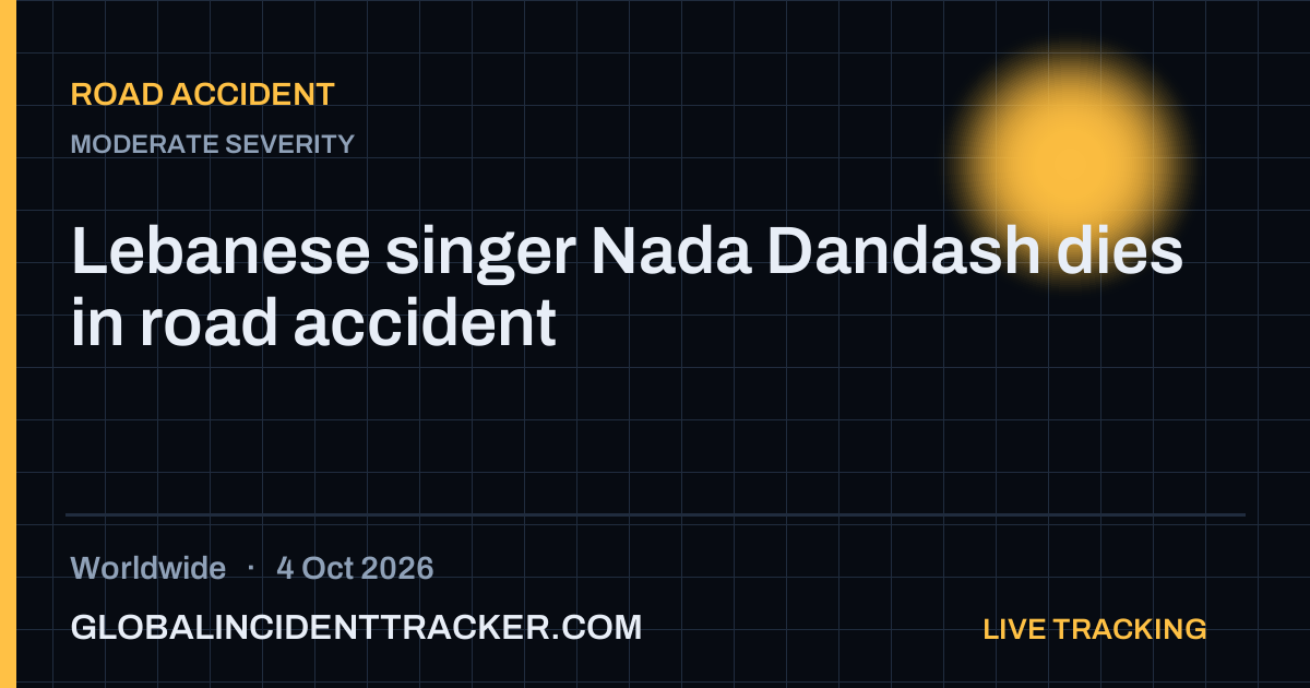 Road Accident incident in worldwide on 4 October 2026 — Global Incident Tracker report card
