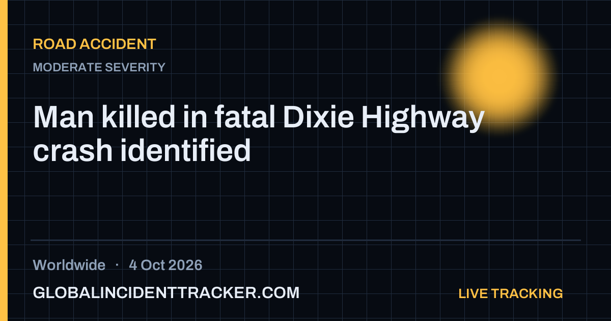 Road Accident incident in worldwide on 4 October 2026 — Global Incident Tracker report card