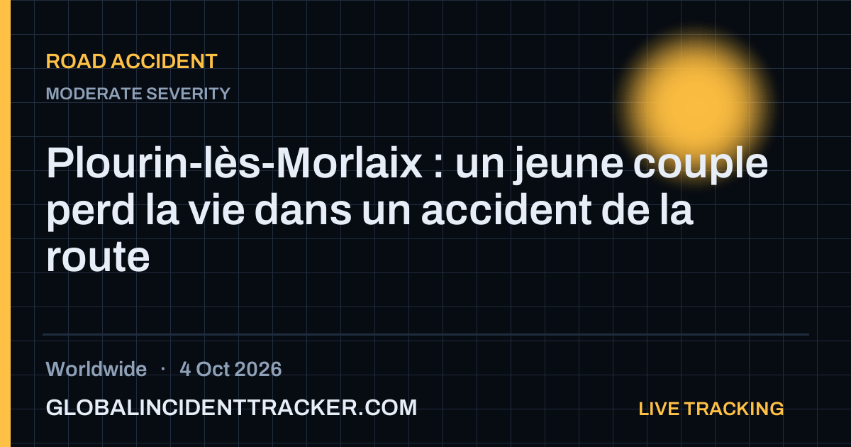 Road Accident incident in worldwide on 4 October 2026 — Global Incident Tracker report card