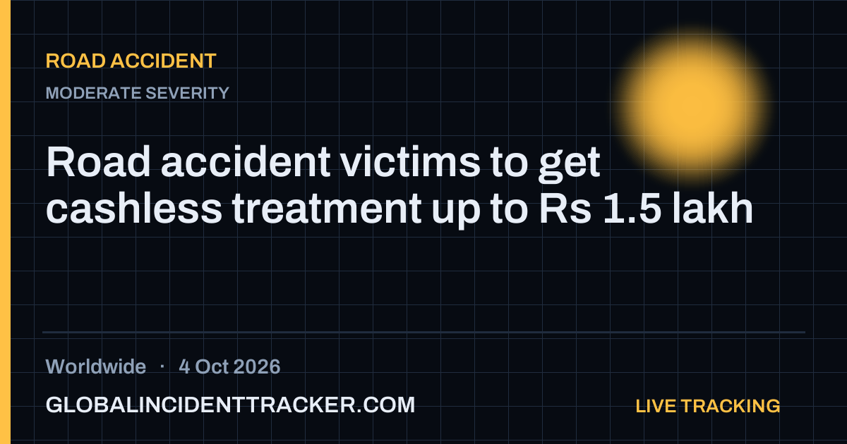Road Accident incident in worldwide on 4 October 2026 — Global Incident Tracker report card