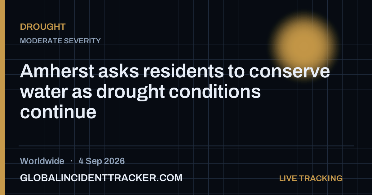 Drought incident in worldwide on 4 September 2026 — Global Incident Tracker report card
