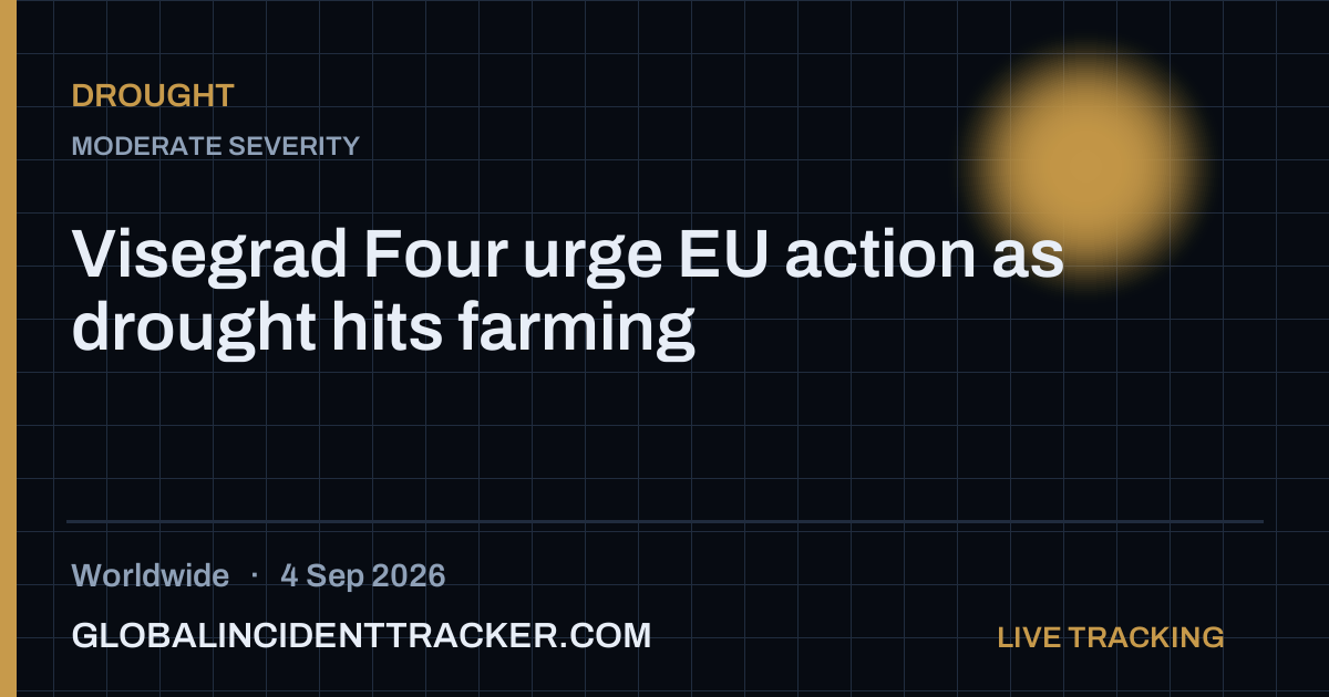 Drought incident in worldwide on 4 September 2026 — Global Incident Tracker report card