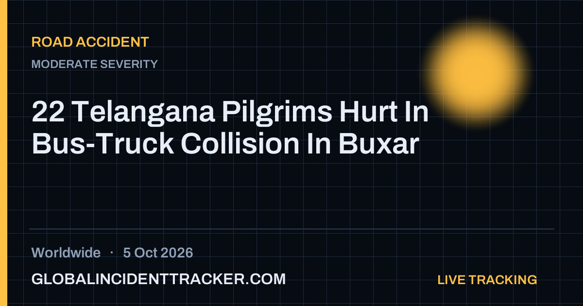 Road Accident incident in worldwide on 5 October 2026 — Global Incident Tracker report card